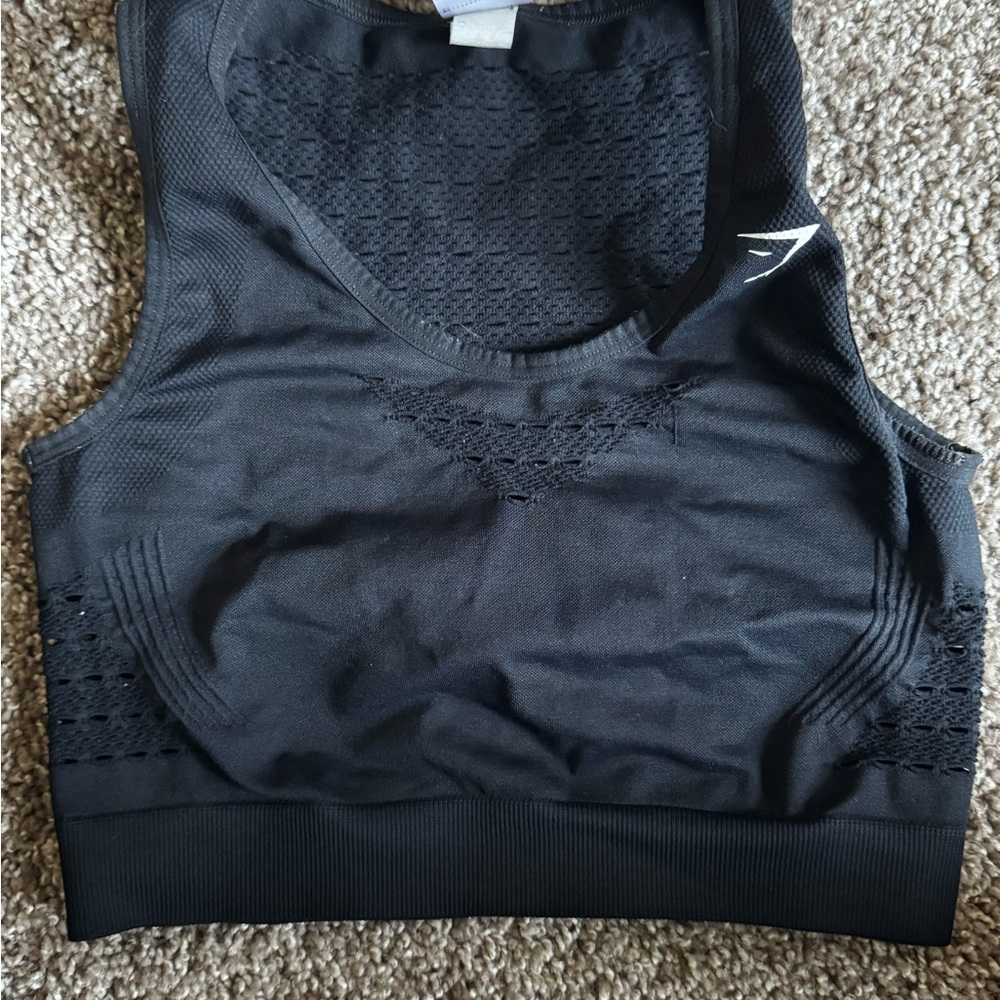 Black Gymshark Sports Bra